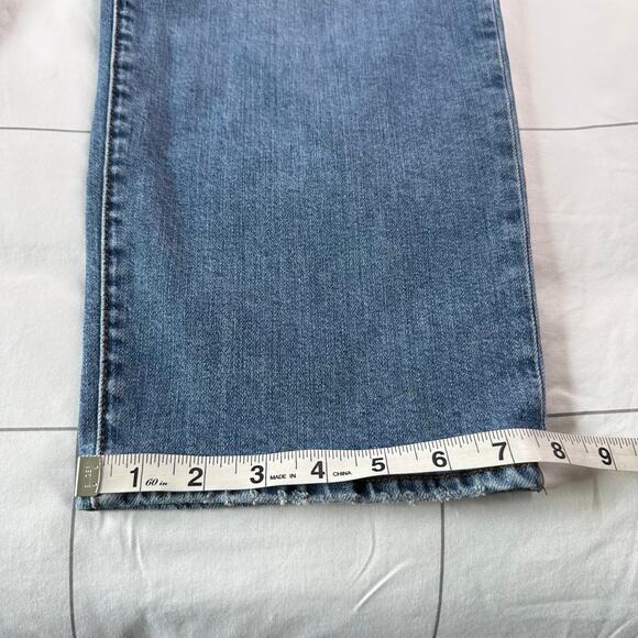 Madewell Jeans Women 32 Blue Perfect Vintage Crossover Waist Straight Leg Denim - Picture 13 of 13